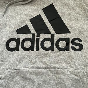 Adidas Grey Hoodie Men's Large
